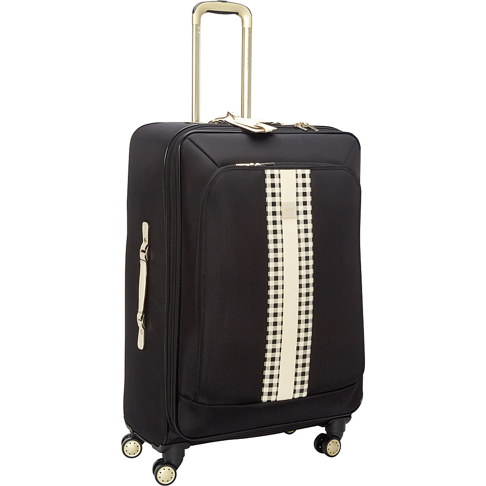 Isaac Mizrahi Luggage Baird Collection 28 Upright 8 Wheel Spinner Midnight Isaac Mizrahi Luggage Softside Checked