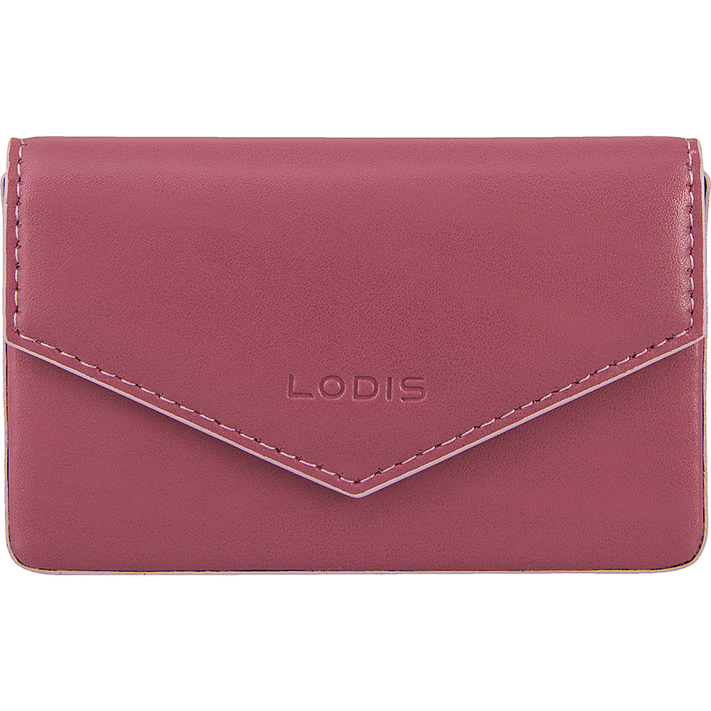 Lodis Audrey Premier Maya Card Case Beet Iced Violet Lodis Women s SLG Other