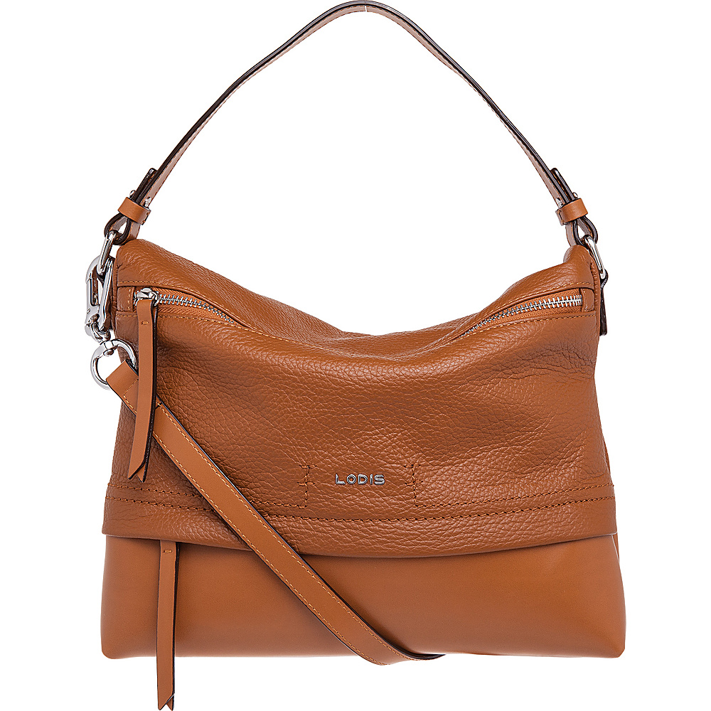 Lodis Kate Serina Hobo Toffee Lodis Leather Handbags