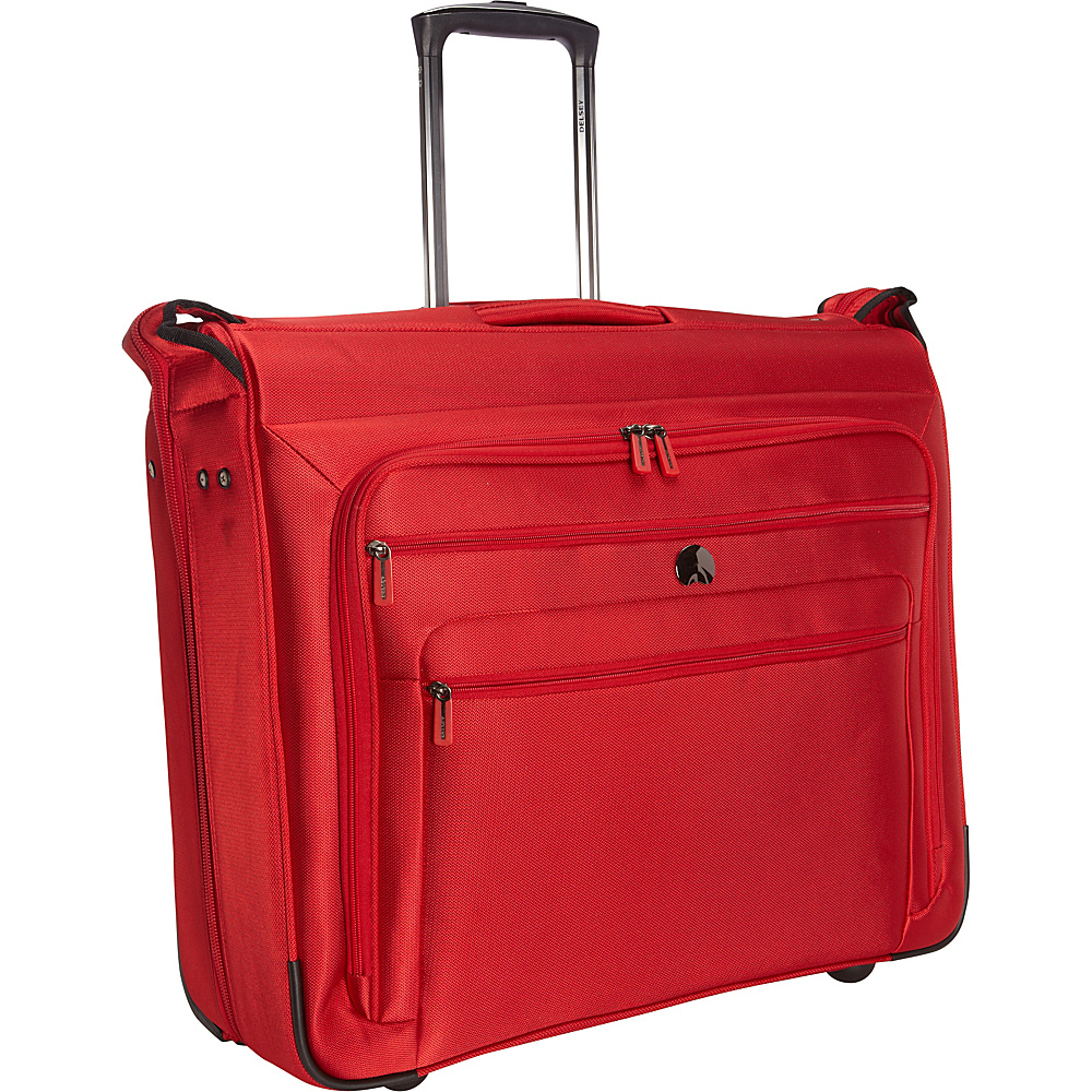 Delsey Helium Sky 2.0 Trolley Garment Bag Red Delsey Garment Bags