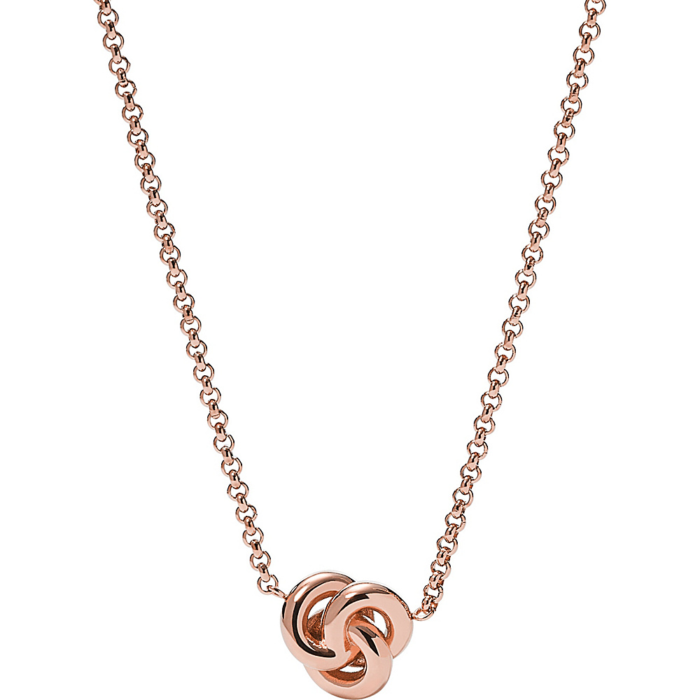 UPC 796483176256 product image for Fossil Knot Pendant Necklace Rose Gold - Fossil Jewelry | upcitemdb.com