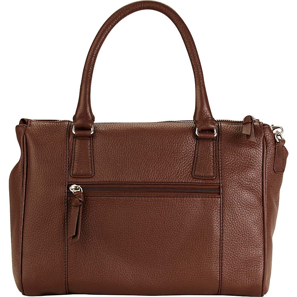 Hadaki Valeria s Satchel Cognac Hadaki Leather Handbags