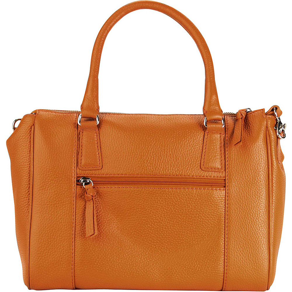 Hadaki Valeria's Satchel Russet - Hadaki Leather Handbags