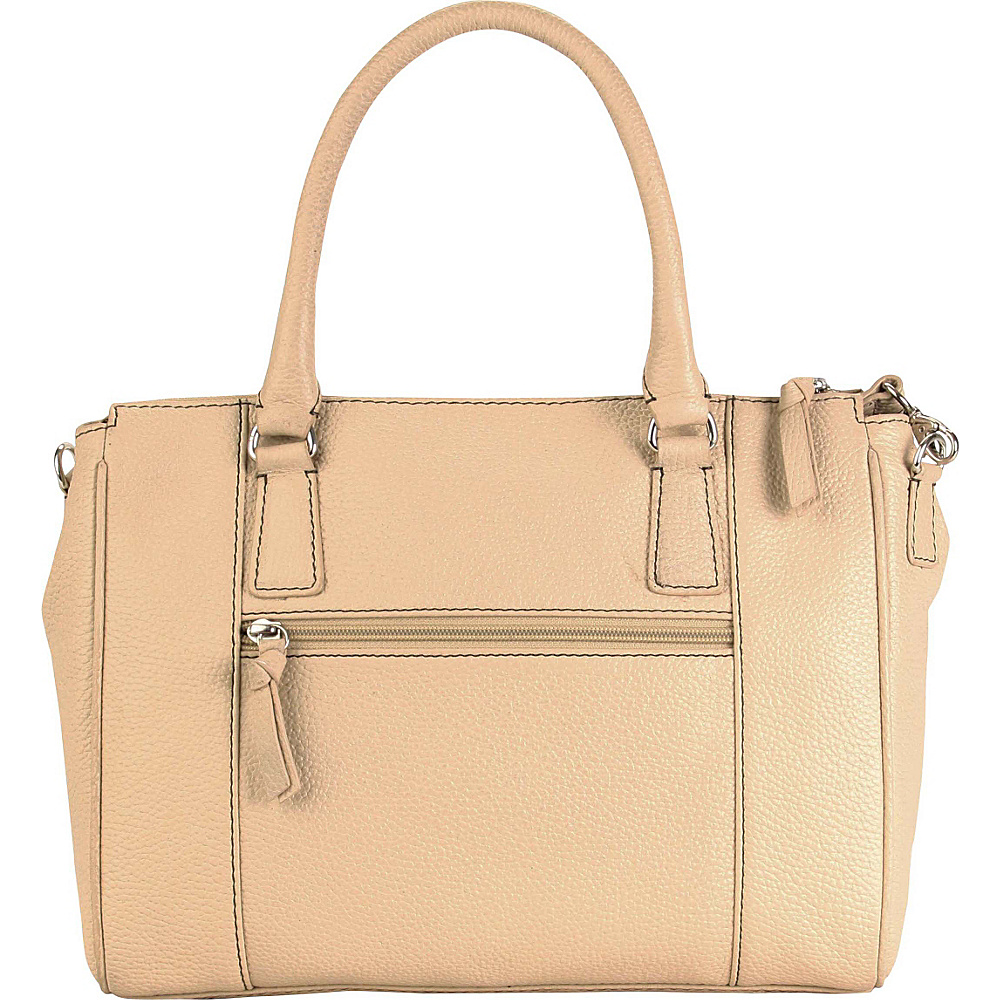 Hadaki Valeria's Satchel Semolina - Hadaki Leather Handbags
