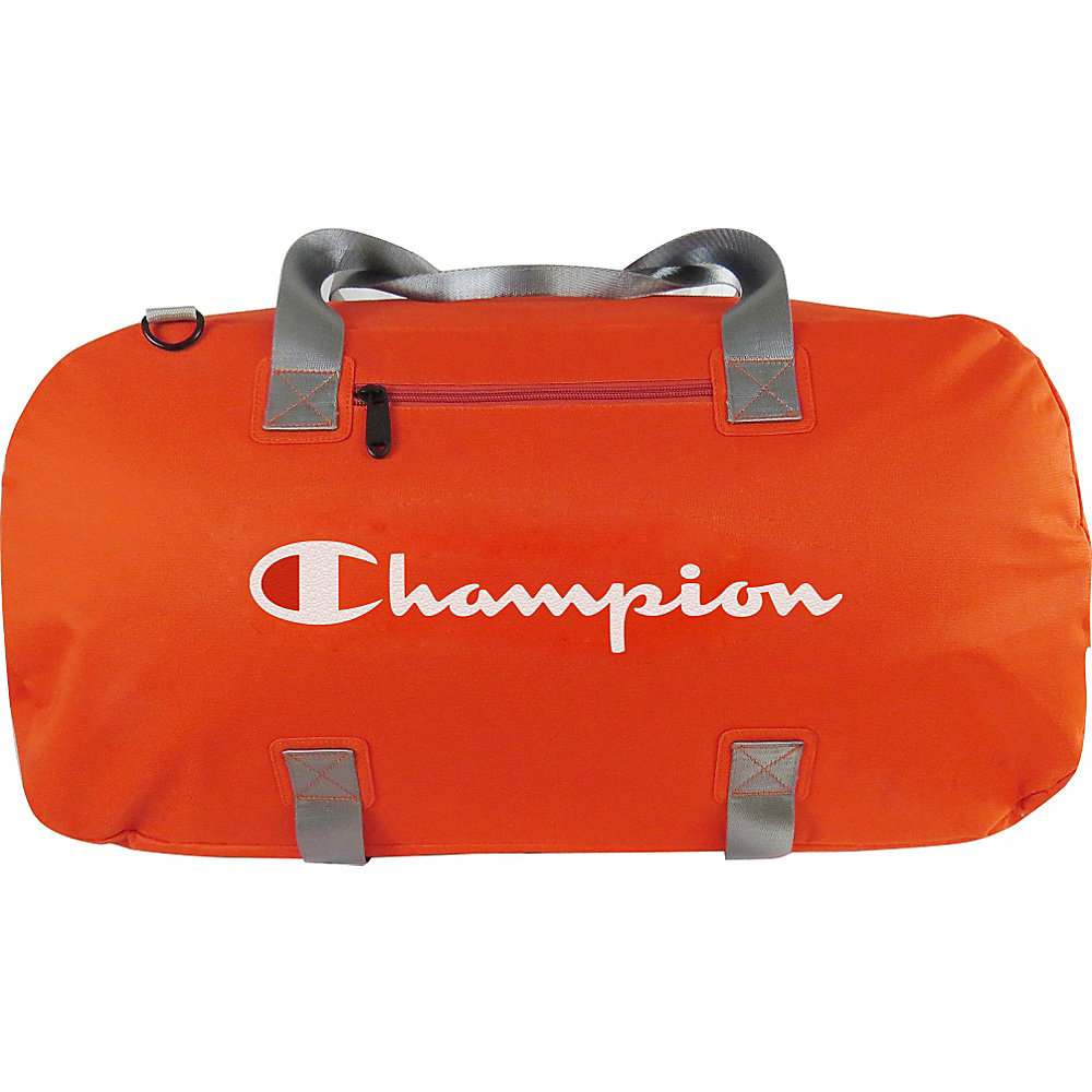 Champion Savy Large Duffle Neon Orange Transit Grey Champion All Purpose Duffels