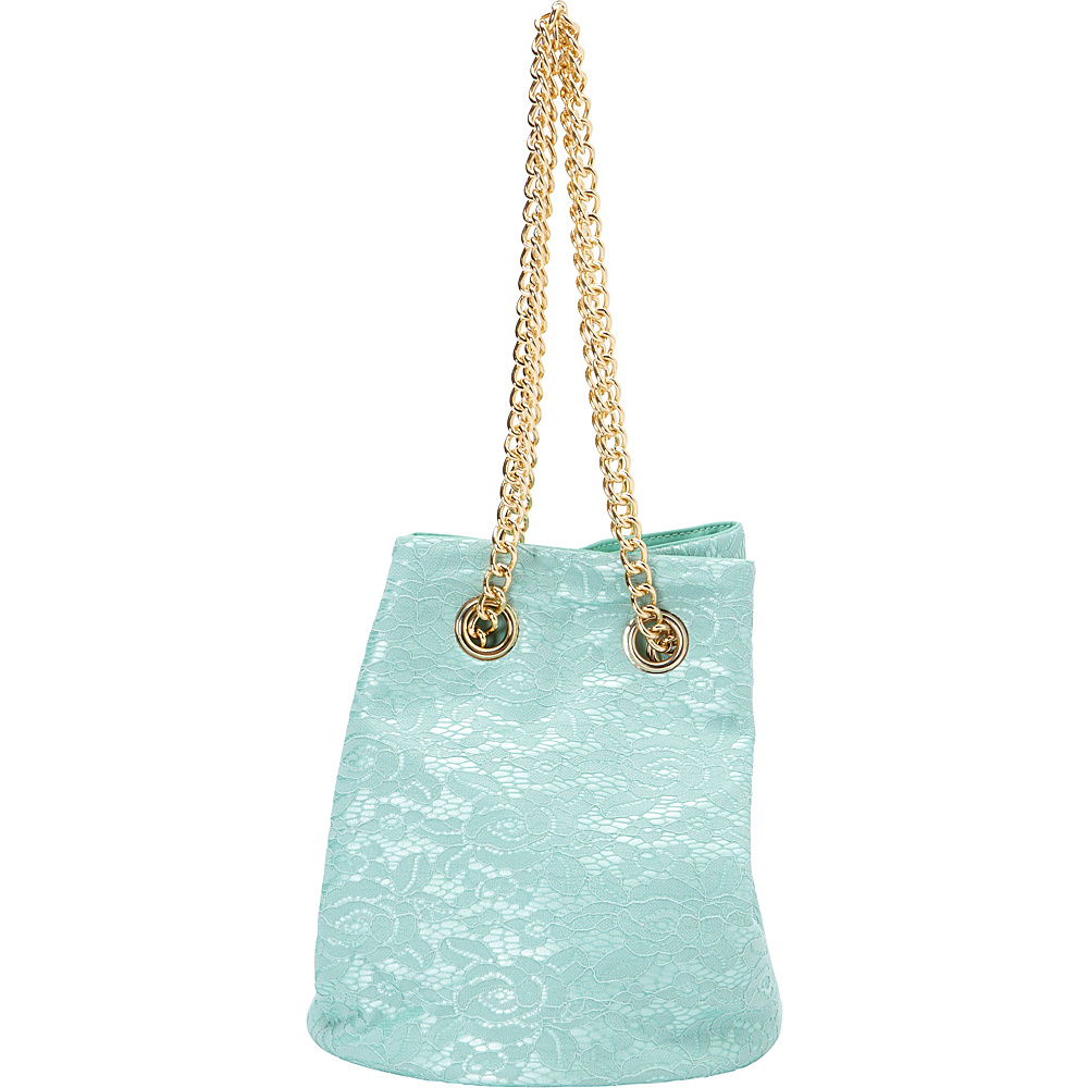 SW Global Omie Chain Strap Shoulder Bag Mint SW Global Manmade Handbags