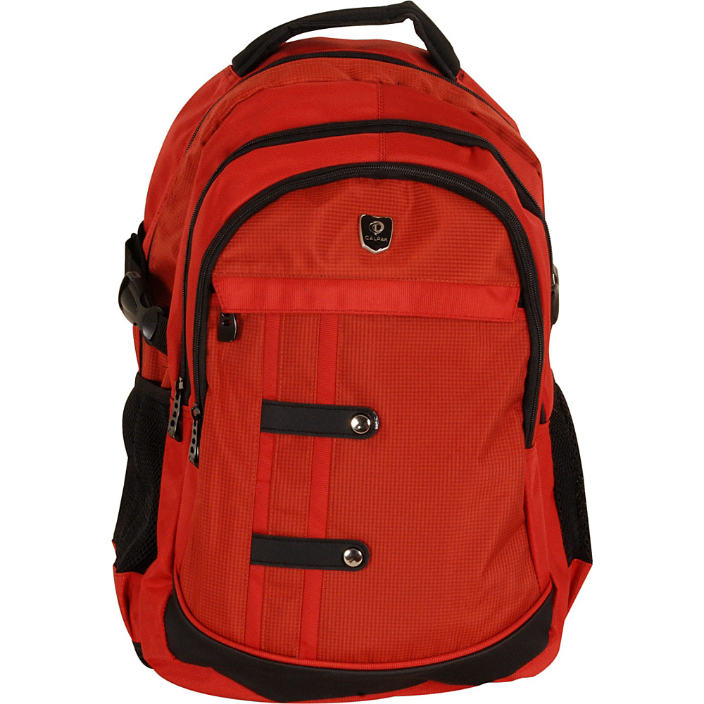 CalPak Albany Lightweight Laptop Backpack Red Black CalPak Laptop Backpacks