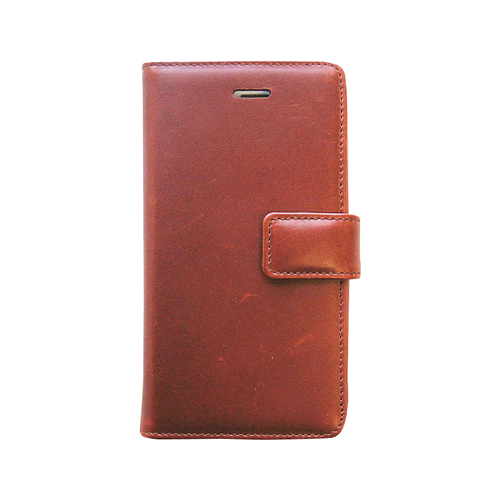 Tanners Avenue Leather iPhone 5 5s 5c Case Wallet Chestnut Tanners Avenue Electronic Cases