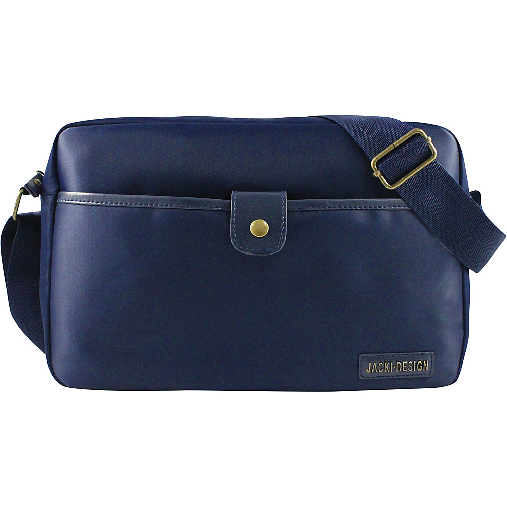 Jacki Design Men s Messenger Bag Blue Jacki Design Messenger Bags