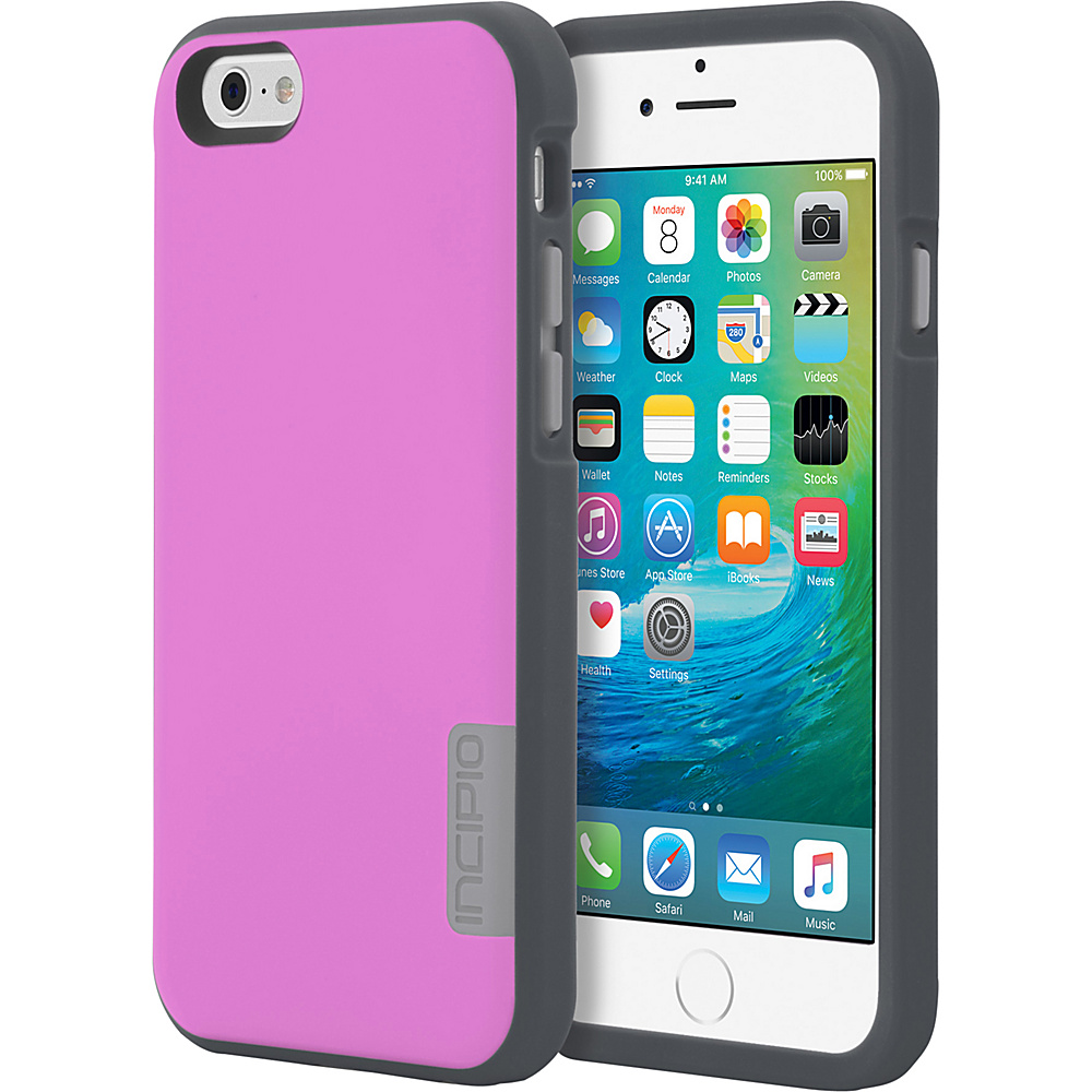 Incipio Phenom for iPhone 6 6s Bubble Gum Pink Charcoal Gray Incipio Electronic Cases