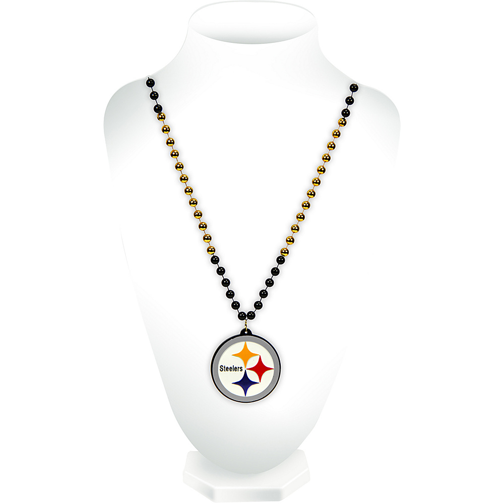 Luggage Spotters NFL Pittsburgh Steelers Sports Beads With Medallion Yellow Luggage Spotters Other Fashion Accessories