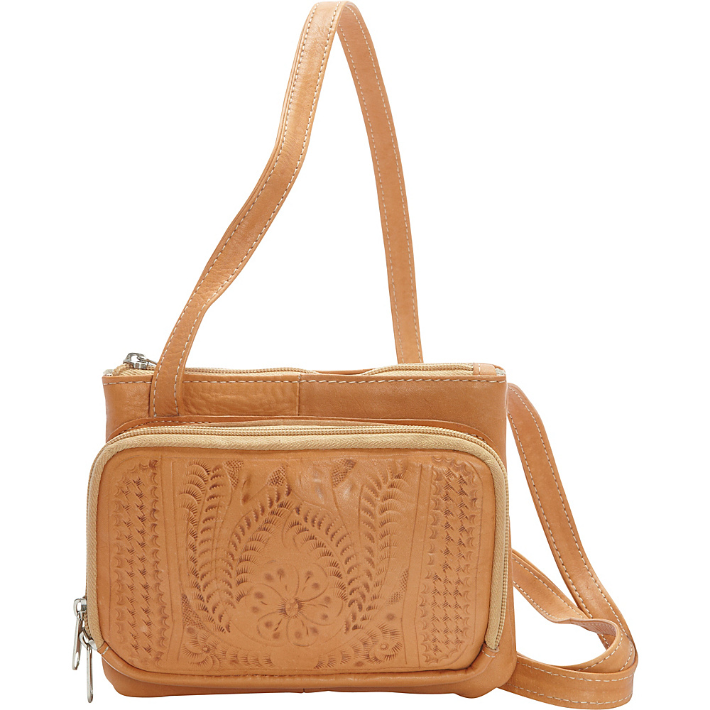 Ropin West Mini Purse Natural Ropin West Leather Handbags