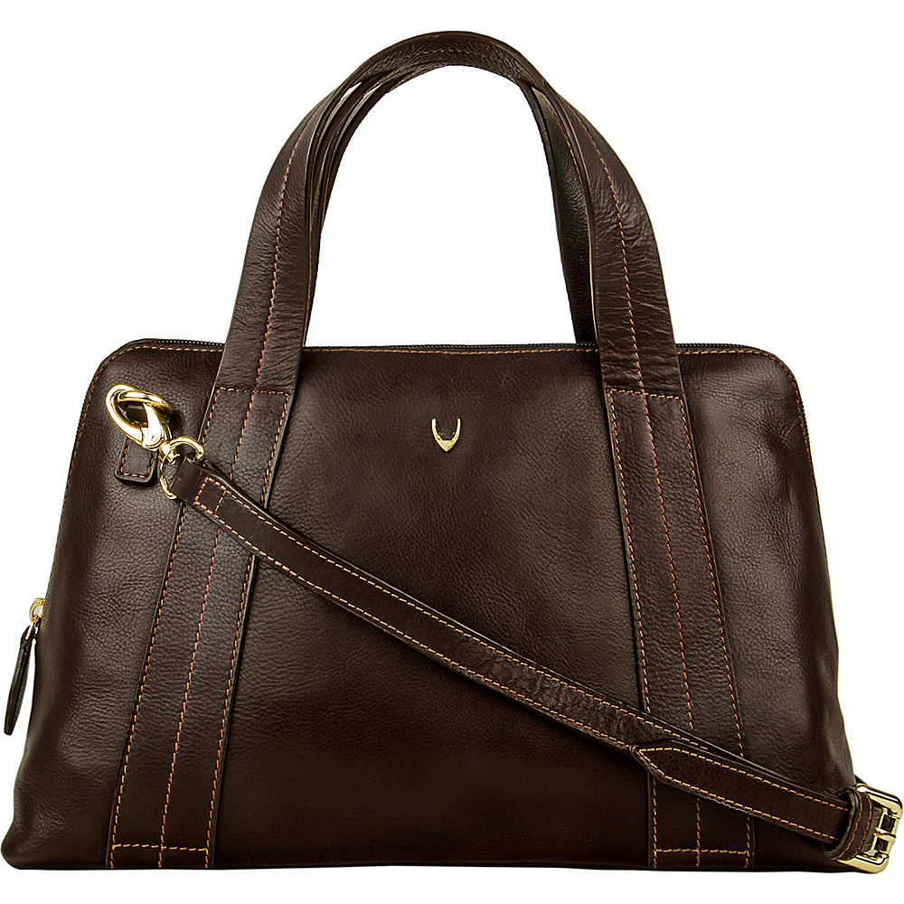 Hidesign Cerys Leather Satchel Brown Hidesign Leather Handbags