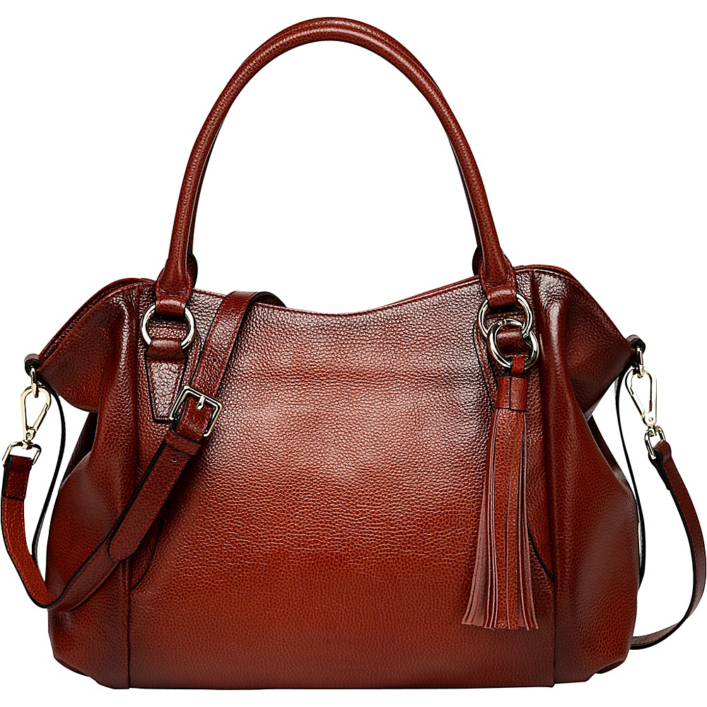 Vicenzo Leather Amedea Leather Tote Red Vicenzo Leather Leather Handbags