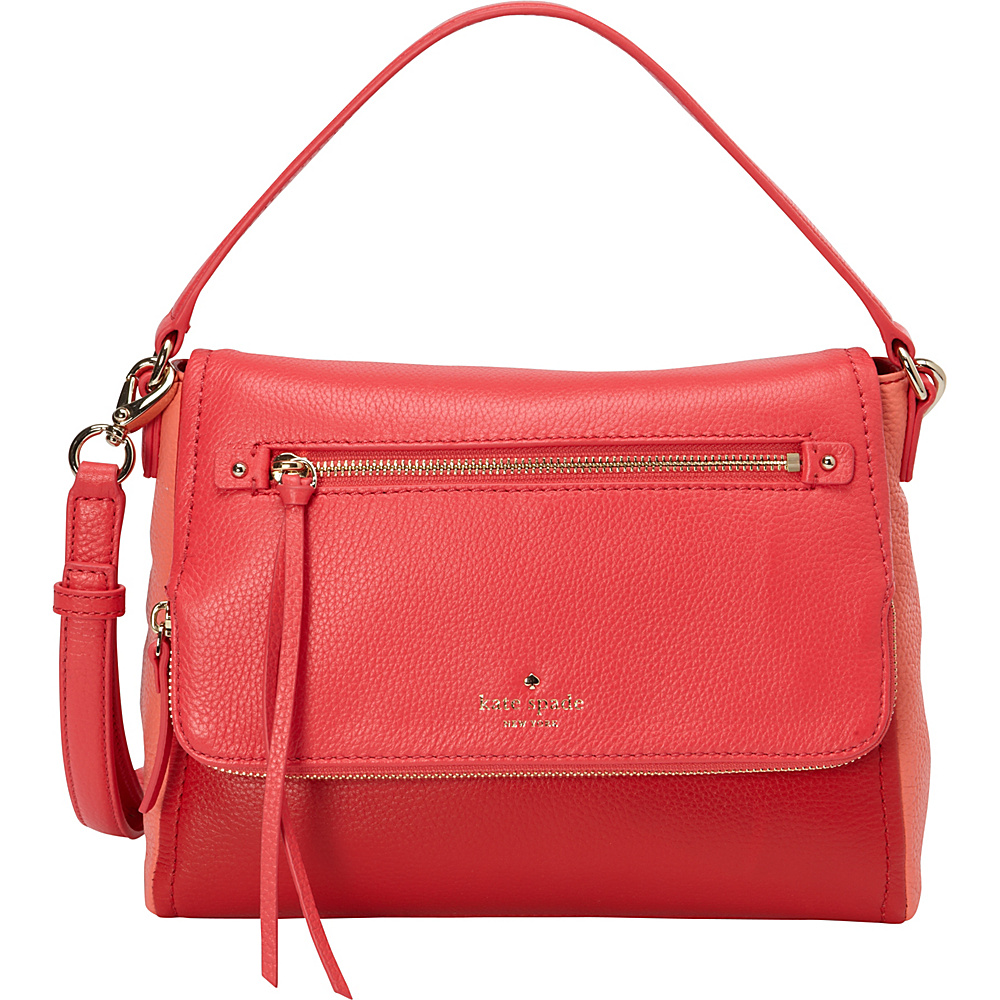 kate spade new york Cobble Hill Small Toddy Crab Red Coral Sunset Parrot Feather kate spade new york Designer Handbags