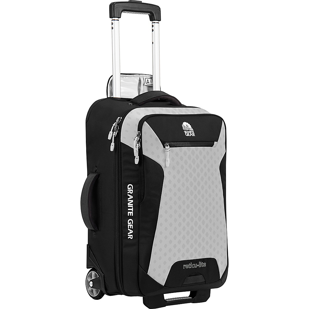 Granite Gear Reticulite 22 Wheeled Carry On Upright Black Granite Gear Small Rolling Luggage