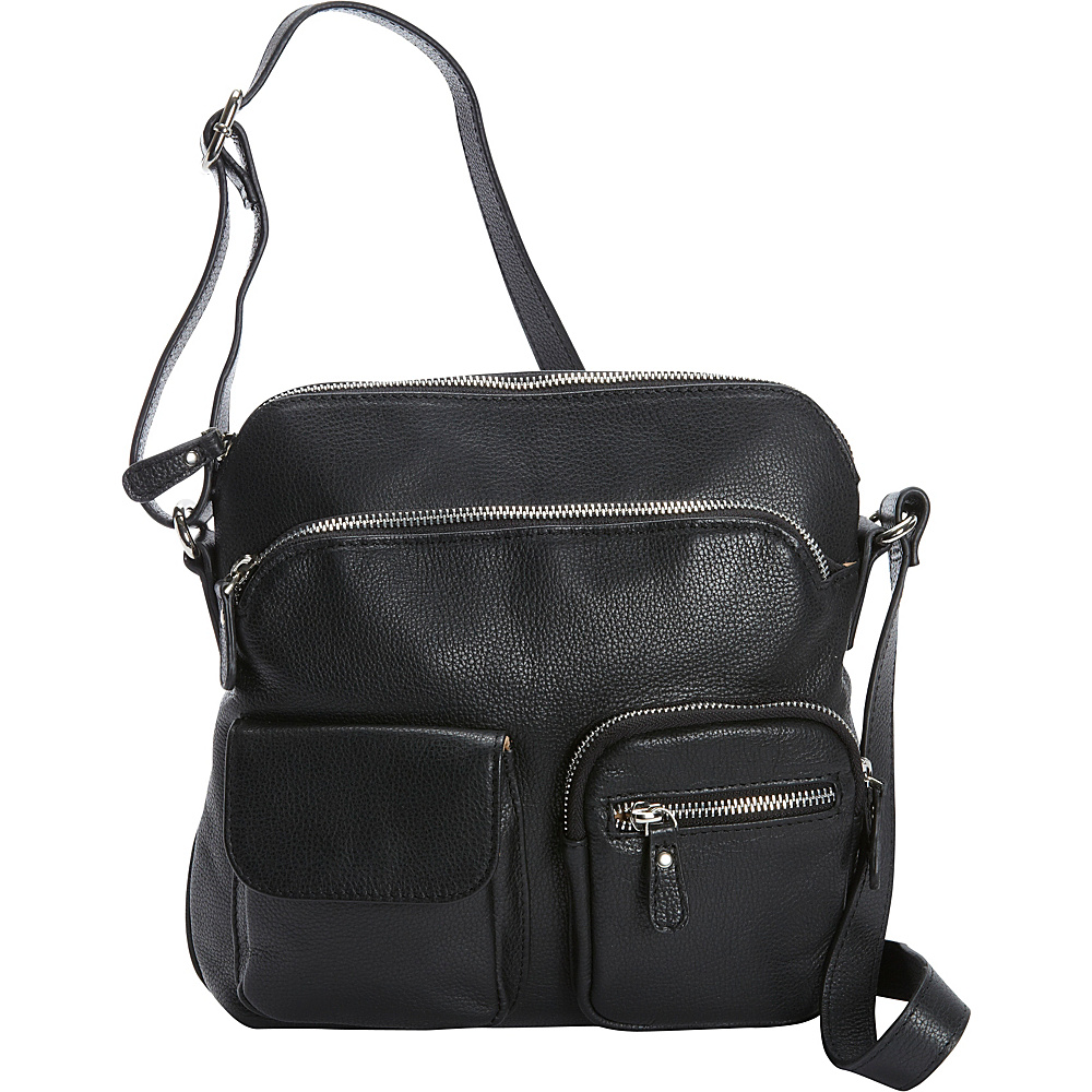 Bella Handbags Alessandra Crossbody Black Bella Handbags Leather Handbags