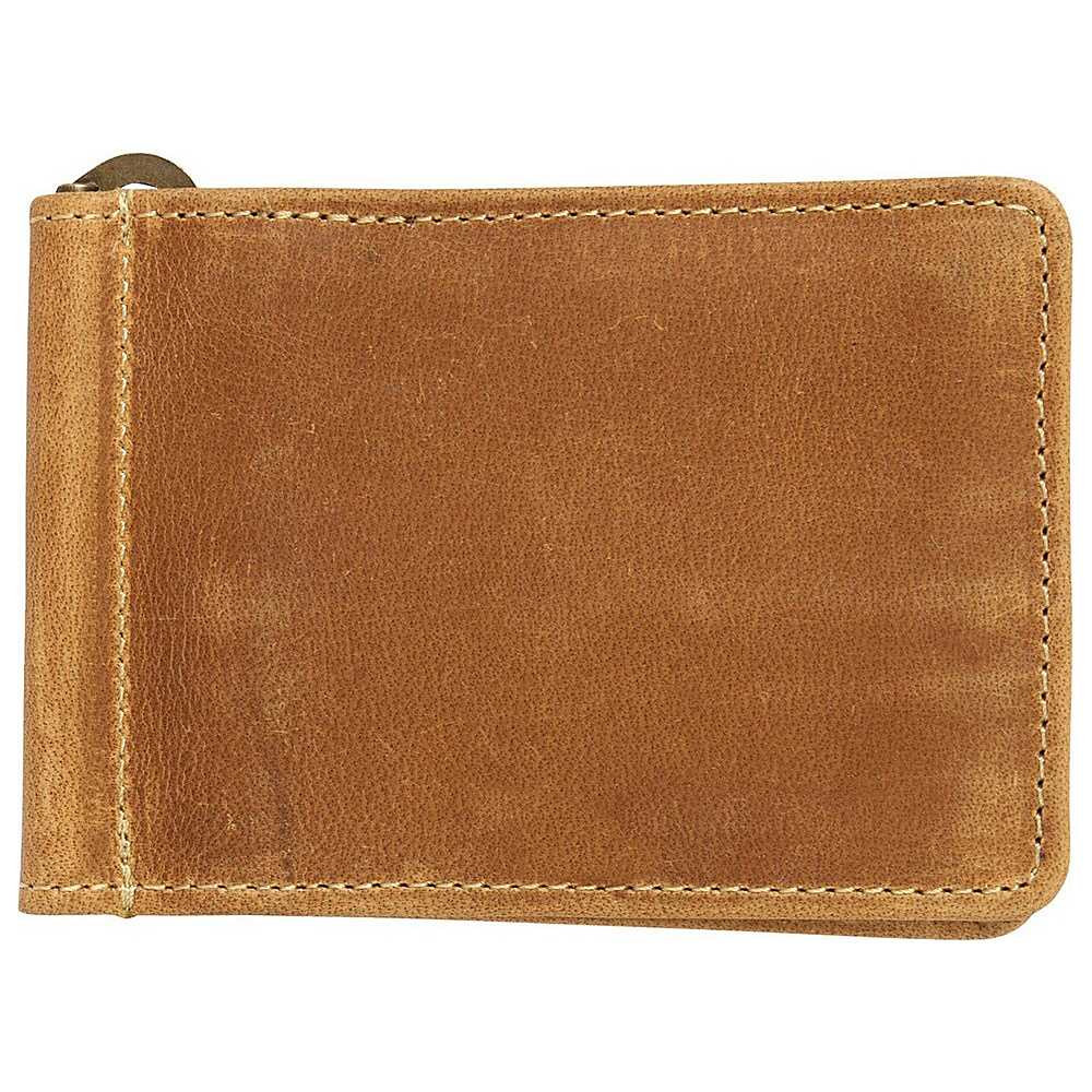 Canyon Outback Bryce Canyon RFID Security Blocking Leather Money Clip Wallet Distressed Tan Canyon Outback Men s Wallets