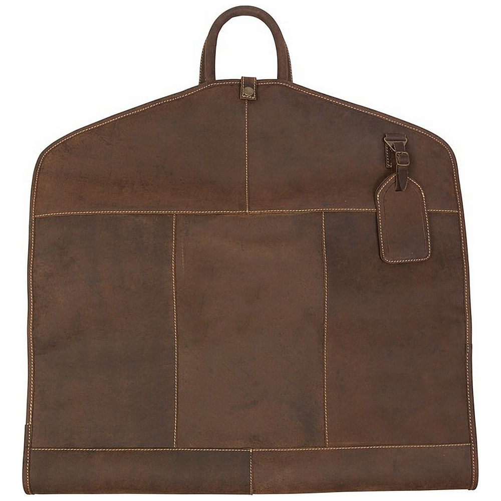 Canyon Outback Leather Turtle Creek Leather Garment Sleeve Distressed Brown Canyon Outback Garment Bags
