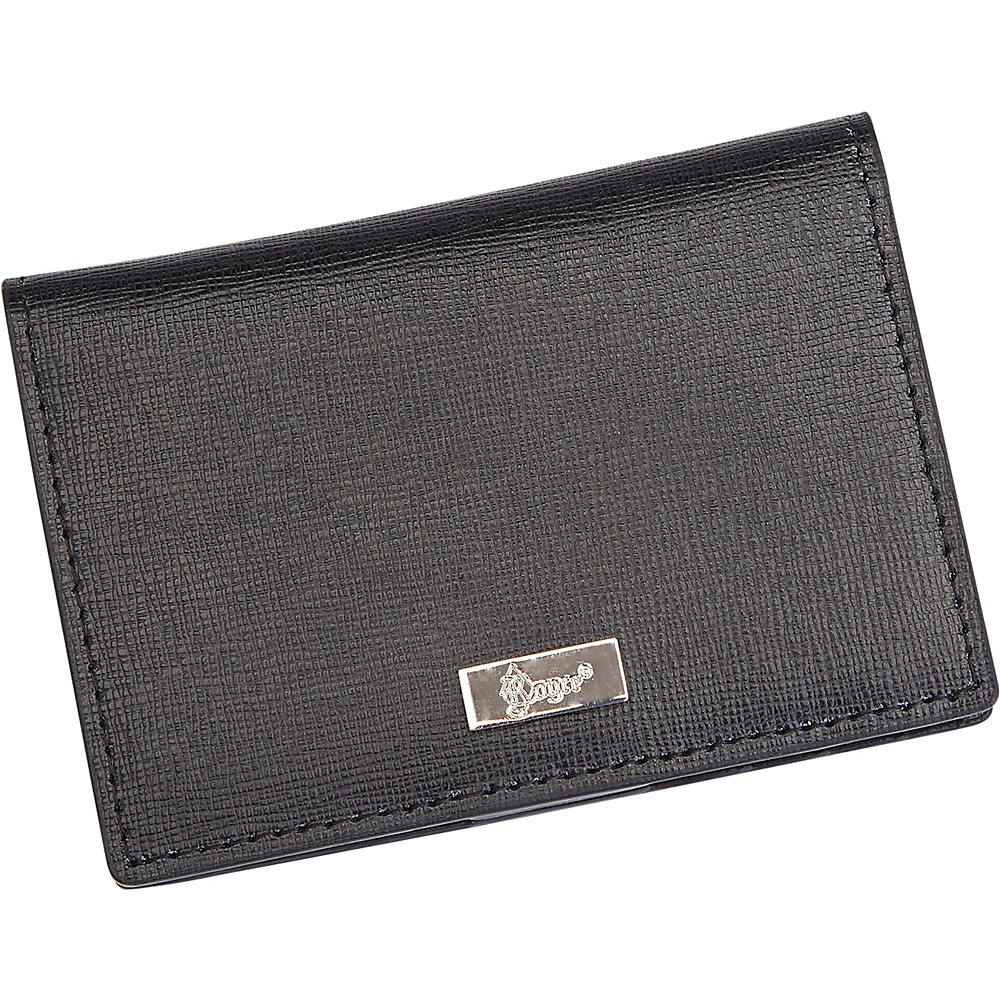 Royce Leather RFID Blocking Coin and Credit Card Case Wallet Black Royce Leather Men s Wallets