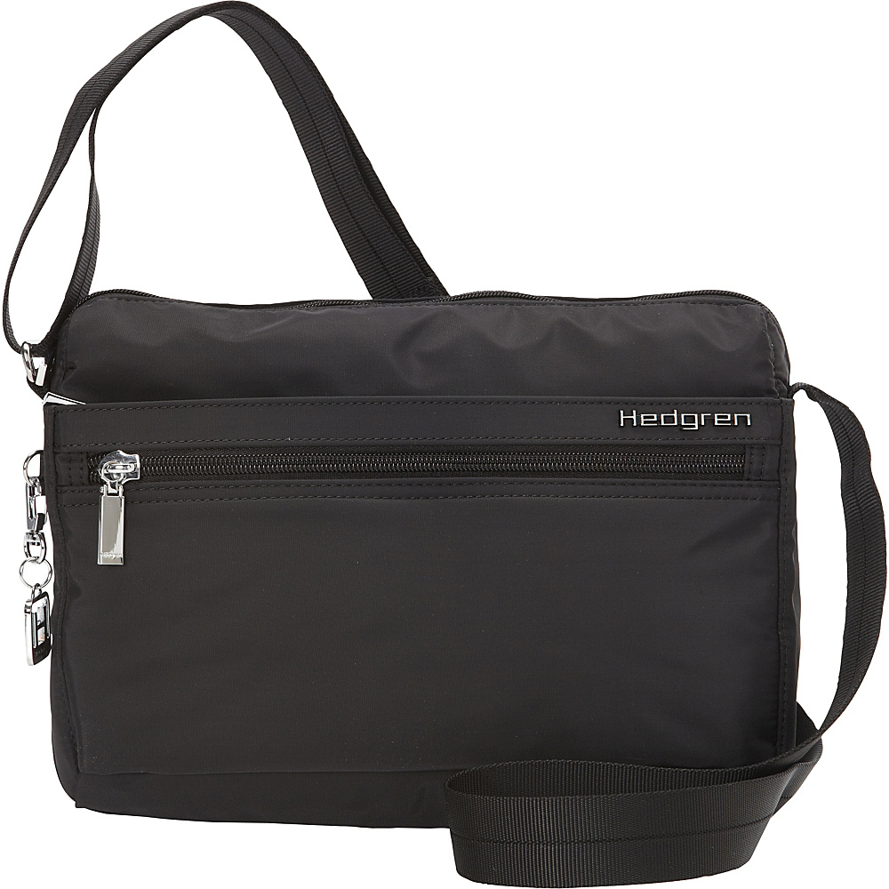 Hedgren Eye M Crossbody Bag 04 Version Black Hedgren Fabric Handbags