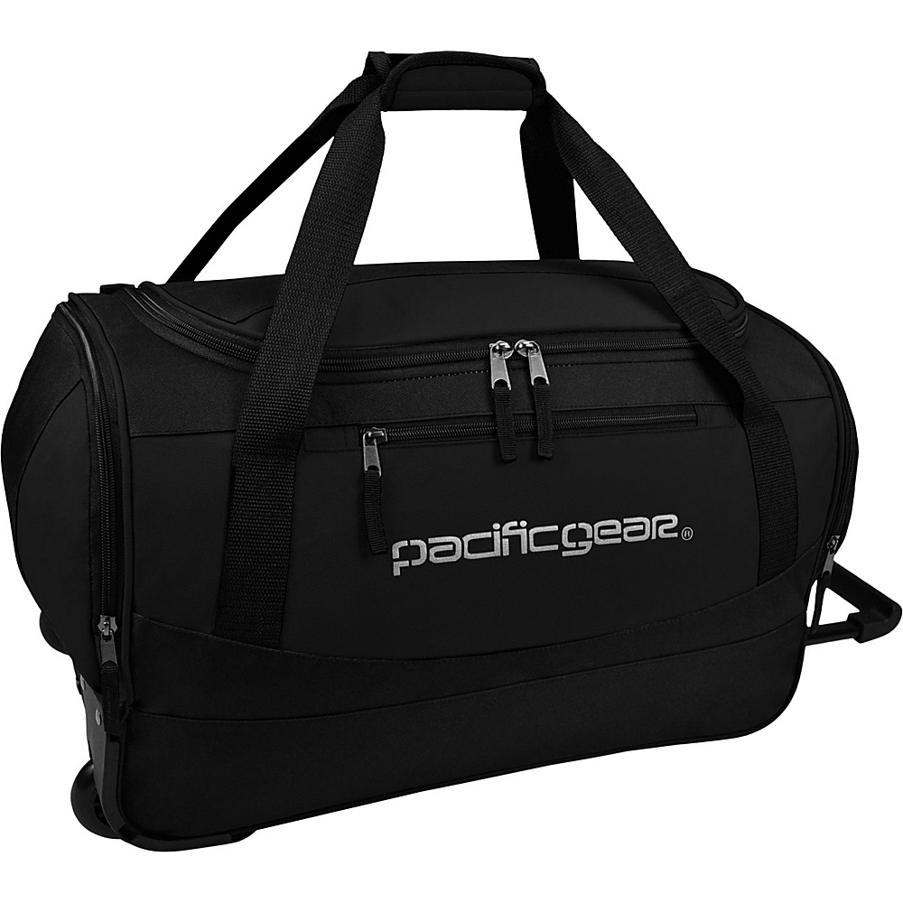 Traveler s Choice Pacific Gear Gala 20 Carry On Rolling Duffel Bag Black Black Traveler s Choice Rolling Duffels