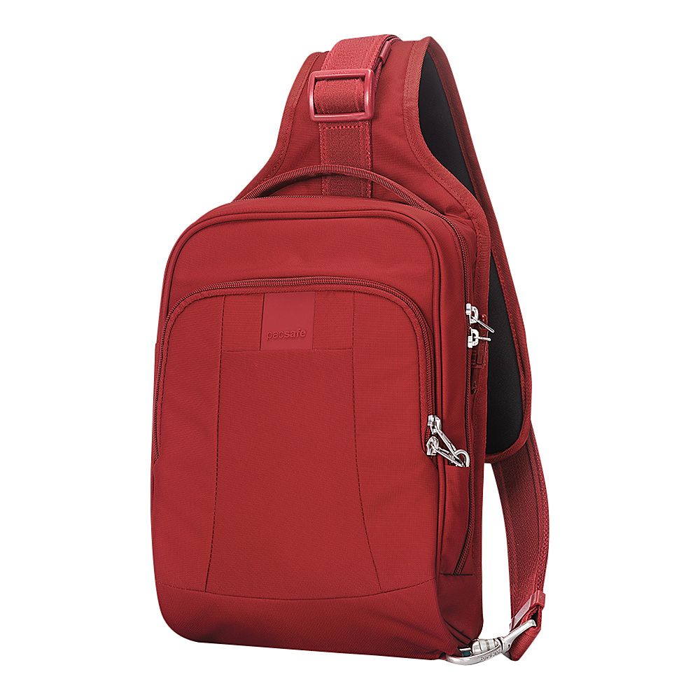Pacsafe Metrosafe LS150 Anti Theft Sling Backpack Vintage Red Pacsafe Slings