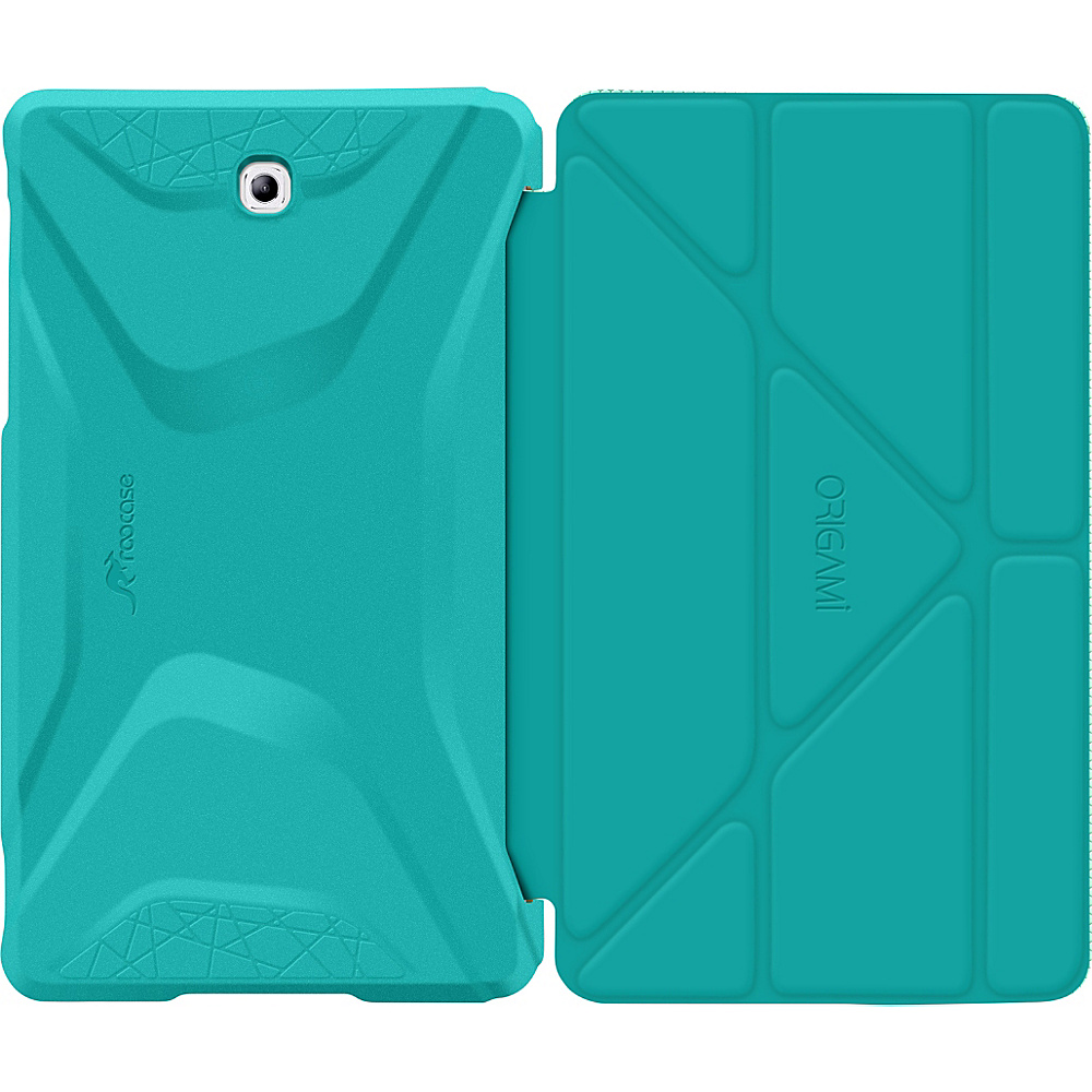 rooCASE Origami 3D Case for Samsung Galaxy Tab S2 8.0 Blue rooCASE Laptop Sleeves