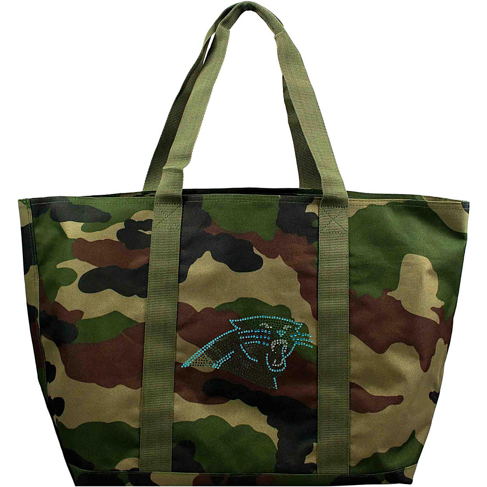 Littlearth Camo Tote NFL Teams Carolina Panthers Littlearth Fabric Handbags