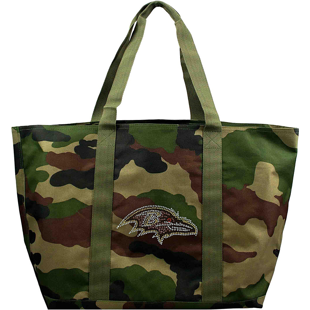 Littlearth Camo Tote NFL Teams Baltimore Ravens Littlearth Fabric Handbags
