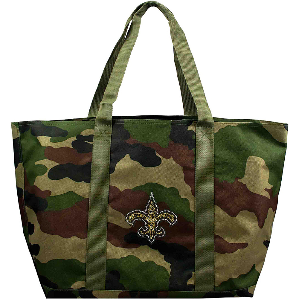 Littlearth Camo Tote NFL Teams New Orleans Saints Littlearth Fabric Handbags