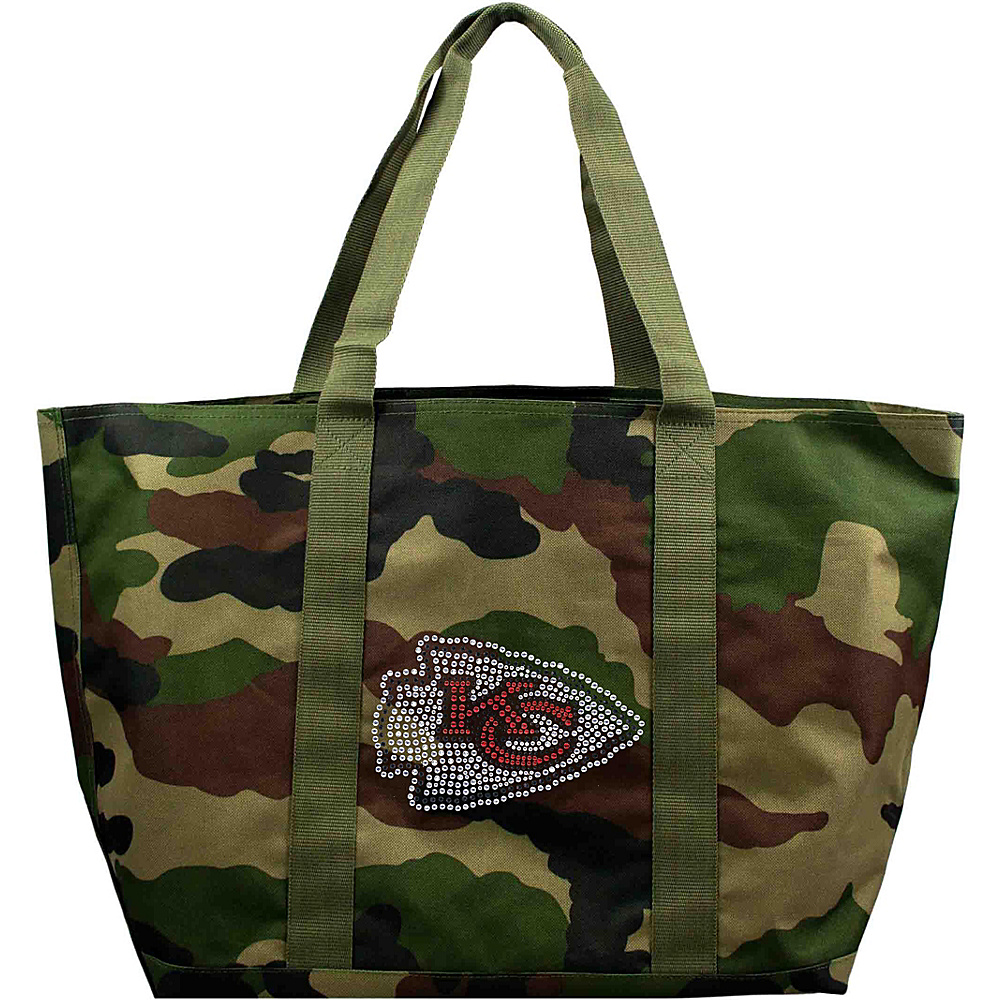 Littlearth Camo Tote NFL Teams Kansas City Chiefs Littlearth Fabric Handbags