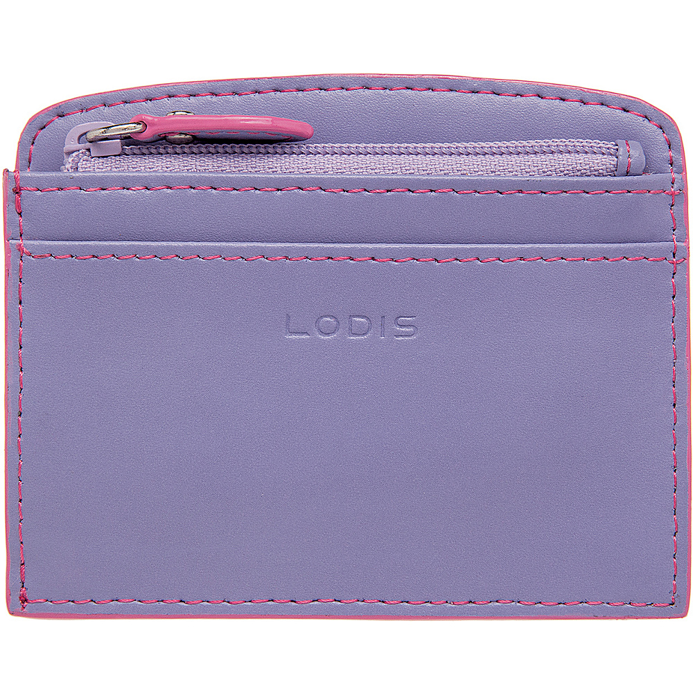 Lodis Audrey Laci Card Case Lilac Rose Lodis Women s Wallets
