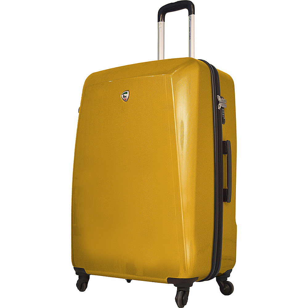 Mia Toro ITALY Fibre di Carbonio Moderno 21 Hardside Spinner Carry On Yellow Mia Toro ITALY Hardside Luggage