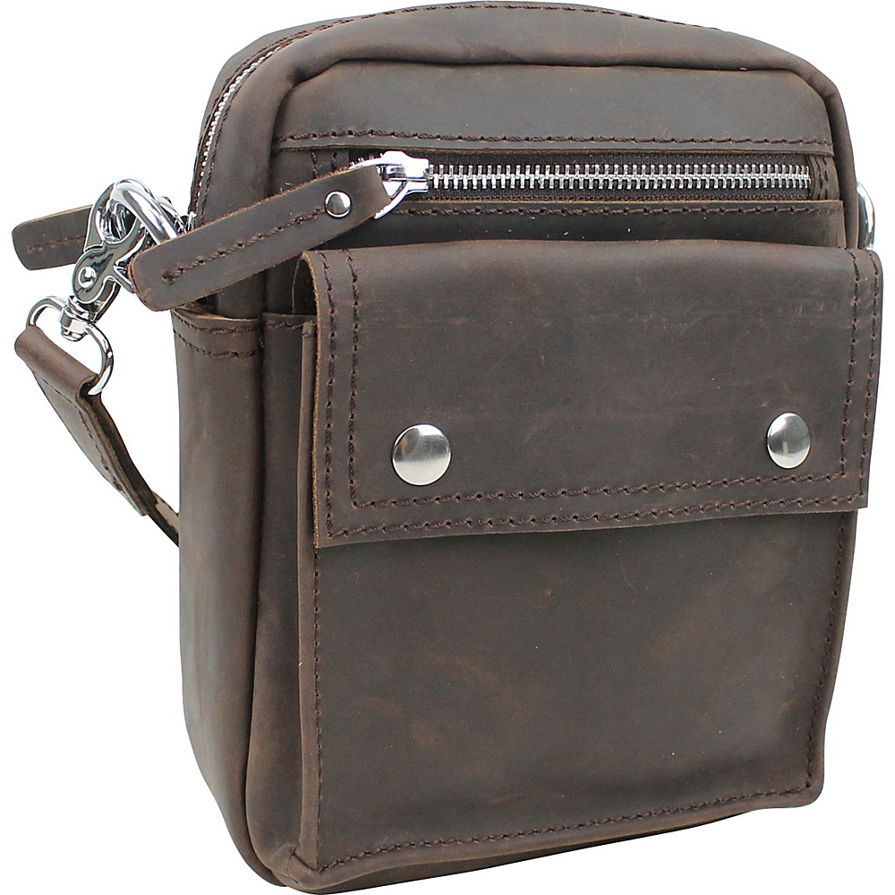 Vagabond Traveler Leather Crossbody Waist Bag Dark Brown Vagabond Traveler Leather Handbags