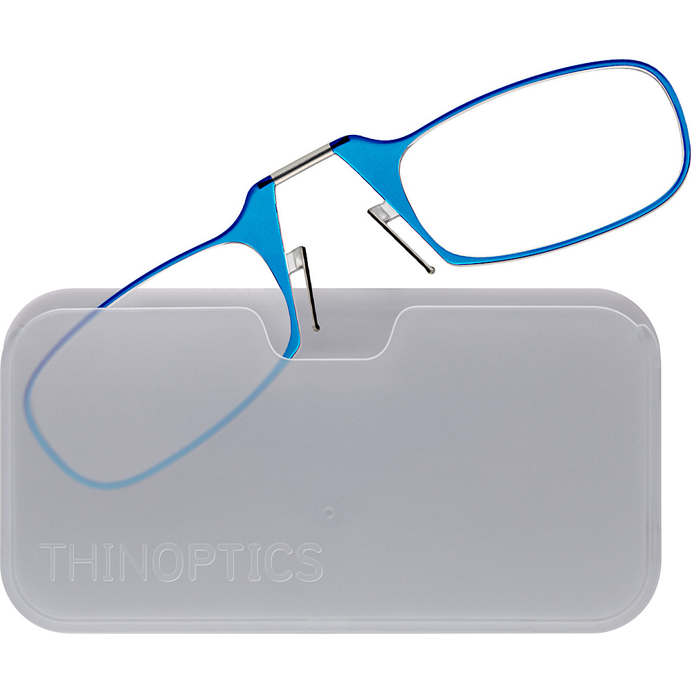 ThinOPTICS Universal White Pod with High Power Glasses Blue High Power ThinOPTICS Sunglasses