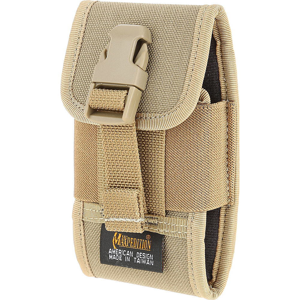 Maxpedition Vertical Smart Phone Holster Khaki Maxpedition Electronic Cases