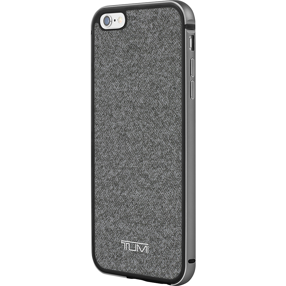 Tumi Two Piece Case for iPhone 6 Plus Earl Grey Gun Metal Tumi Personal Electronic Cases