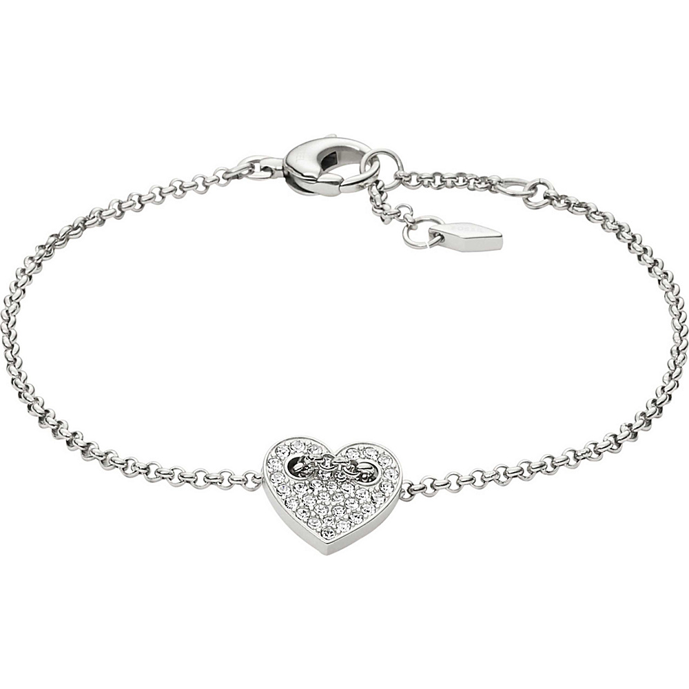 Fossil Heart Bracelet Silver Fossil Other Fashion Accessories
