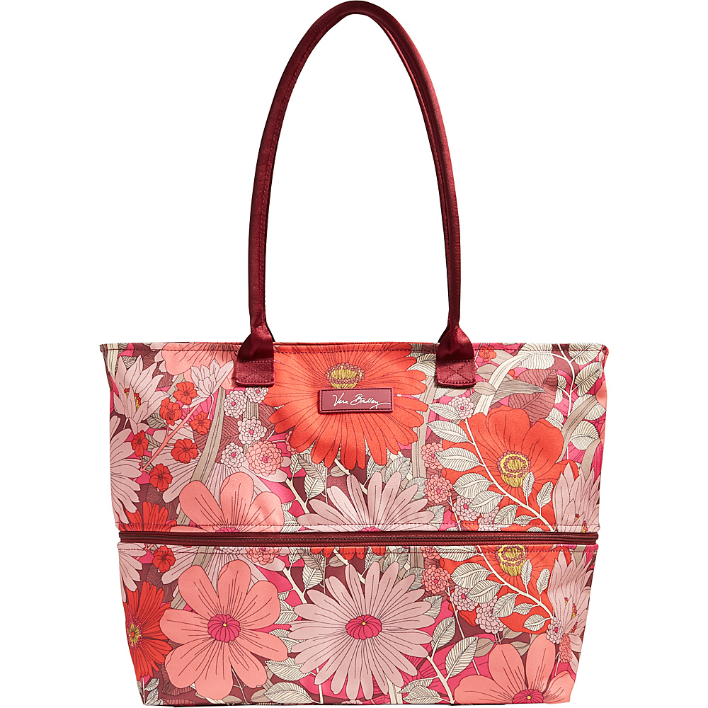 Vera Bradley Lighten Up Expandable Travel Tote Bohemian Blooms Vera Bradley Fabric Handbags