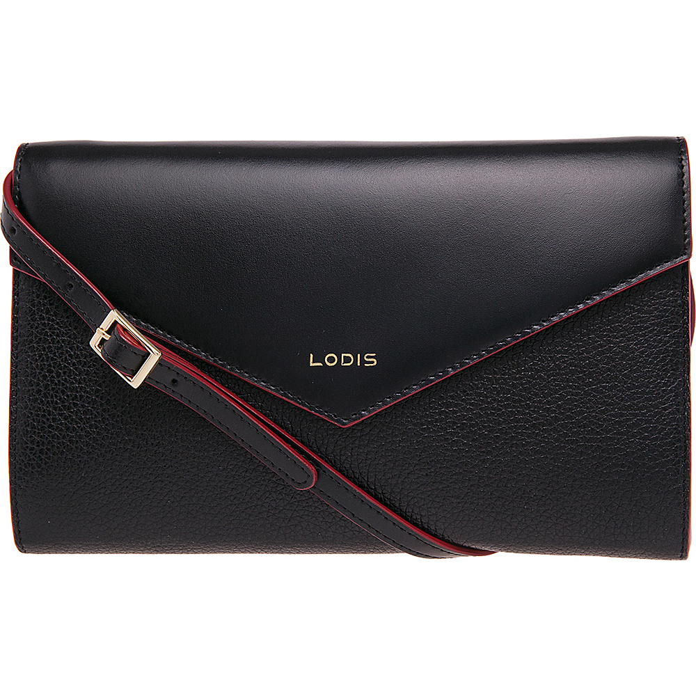 Lodis Kate Gabi Wallet On A String Black Lodis Leather Handbags