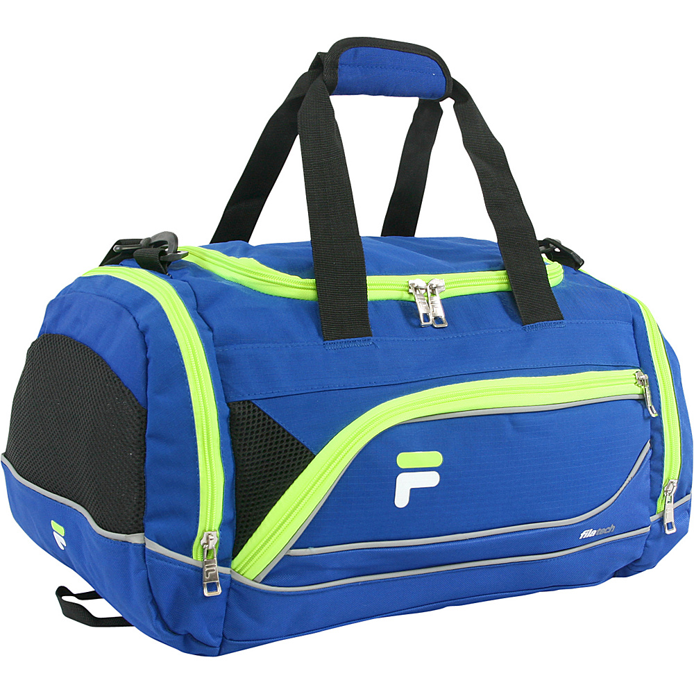 Fila Sprinter Small Sport Duffel Bag Blue Neon Fila Gym Duffels