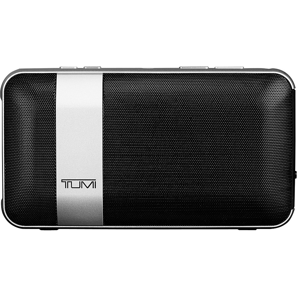 Tumi Wireless Portable Speaker with Powerbank Black with Silver Tumi Headphones Speakers
