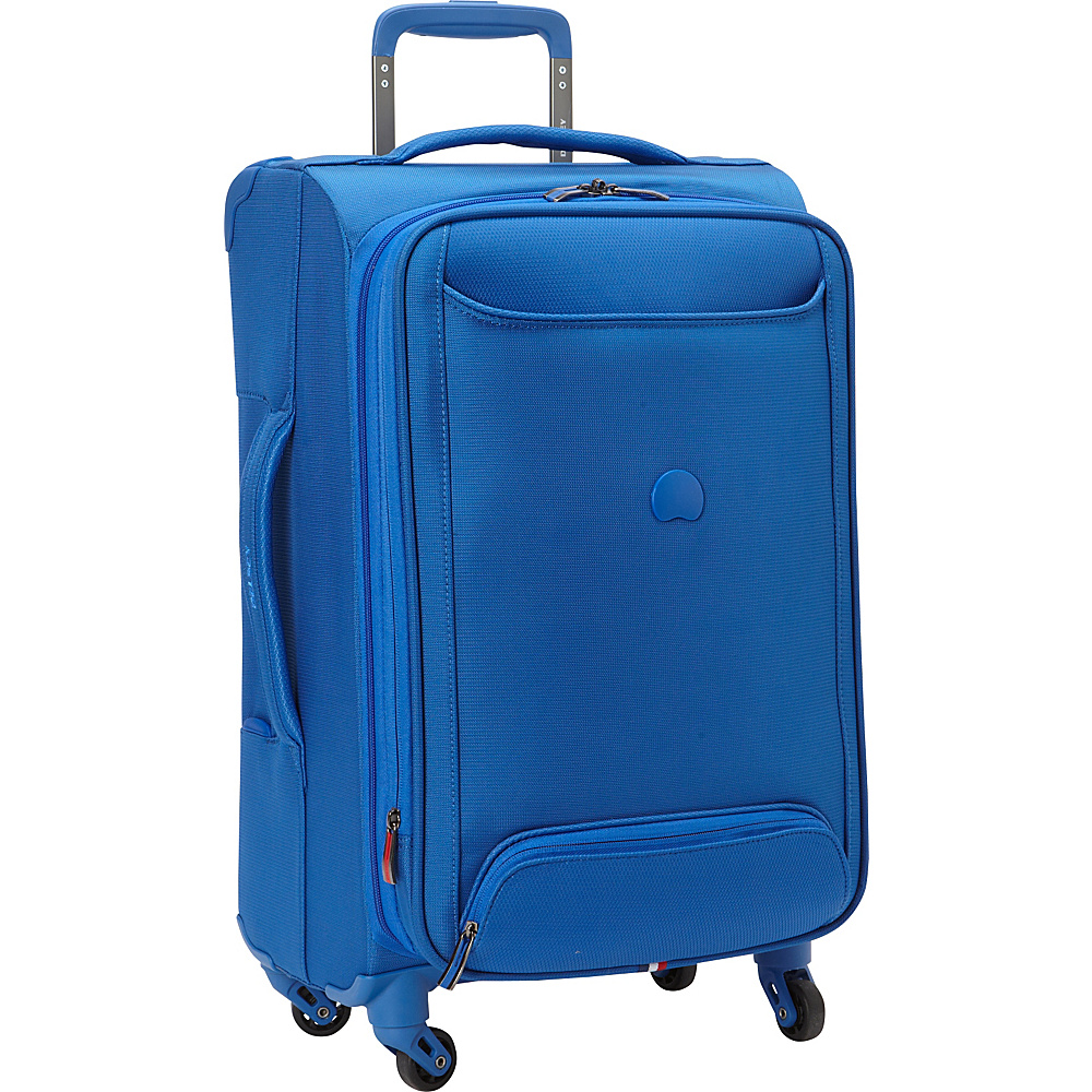 Delsey Chatillon Carry on Exp. Spinner Trolley Royal Blue Delsey Small Rolling Luggage