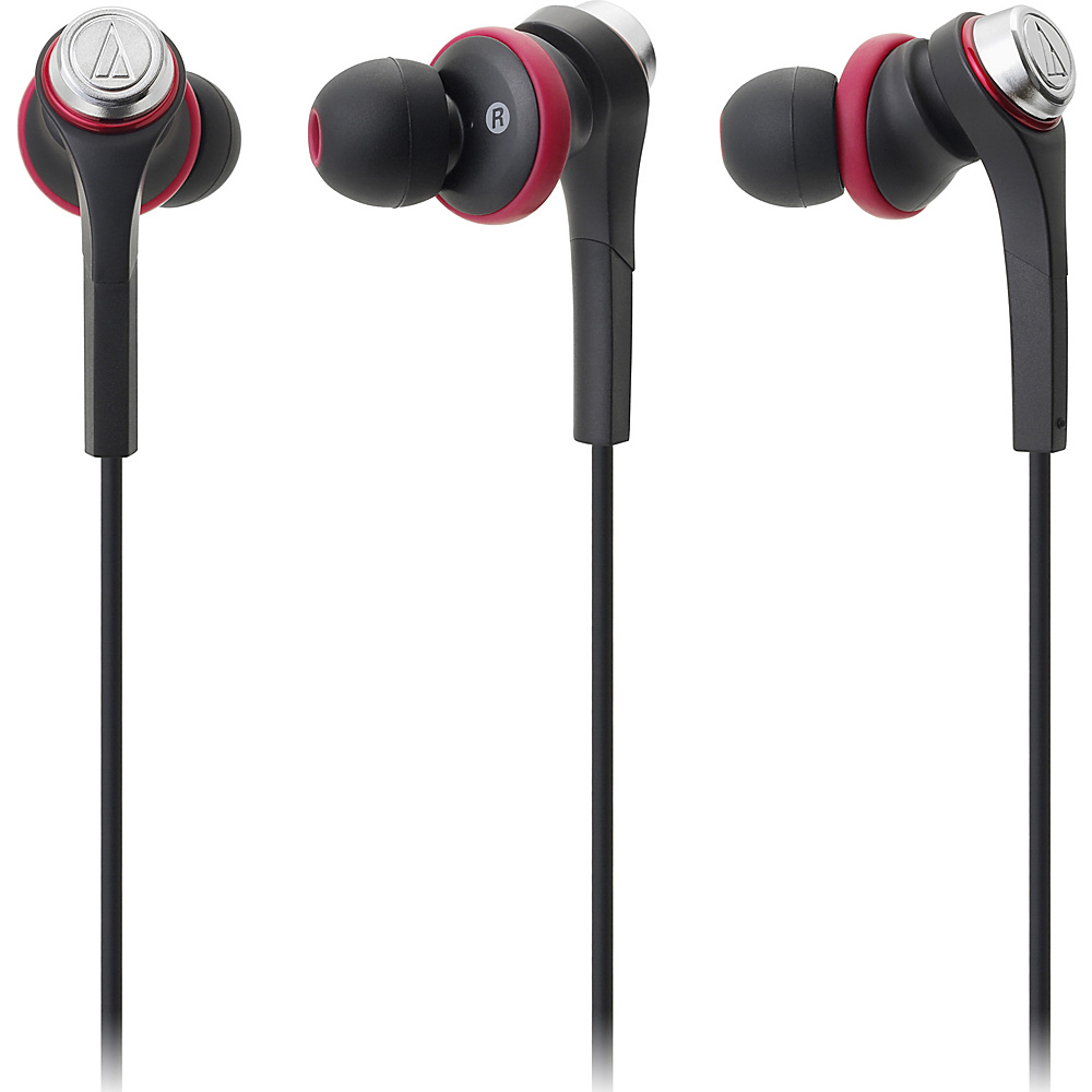 Audio Technica Solid Bass Wireless In ear Headphones with In line Mic Control Black Audio Technica Headphones Speakers