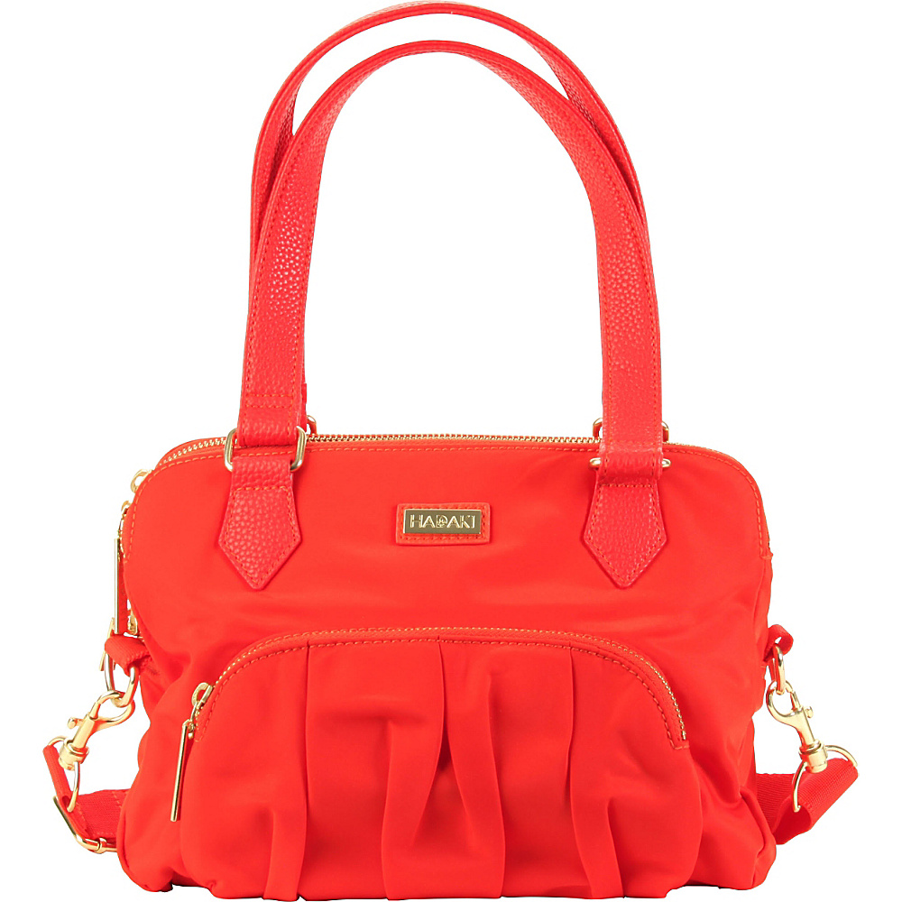 Hadaki French Quarter Sac Fiery Red Solid Hadaki Fabric Handbags