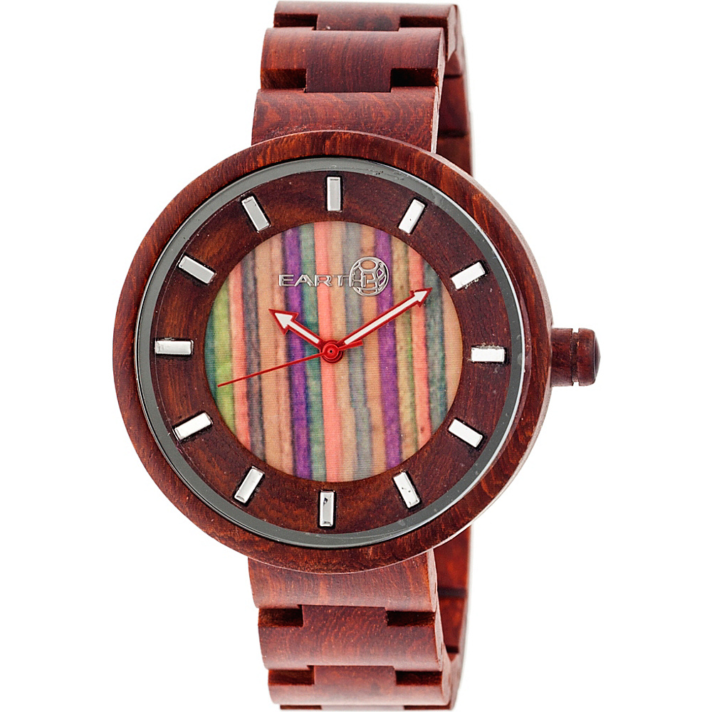 Earth Wood Root Wood Unisex Watch Red Earth Wood Watches