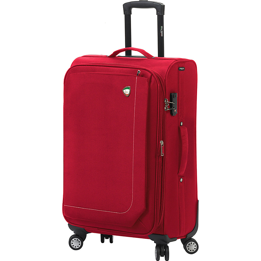 Mia Toro ITALY Madesimo 24 Luggage Red Mia Toro ITALY Large Rolling Luggage