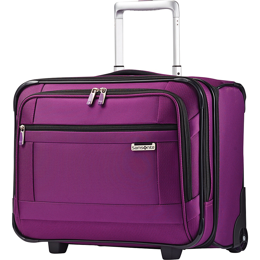 Samsonite SoLyte Wheeled Boarding Bag Purple Magic Samsonite Softside Carry On