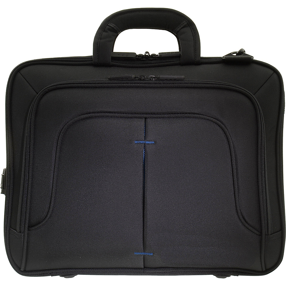 ECO STYLE Tech Pro TopLoad Case Checkpoint Friendly Black Blue ECO STYLE Non Wheeled Business Cases